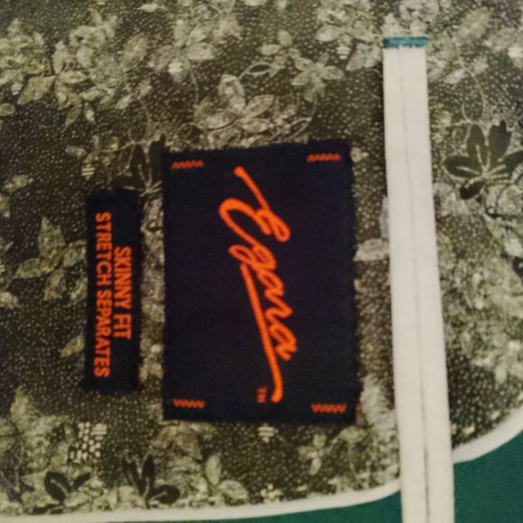 Egara Green Suit Jacket 36s perfect condition Men's Warehouse blazer - Picture 3 of 3